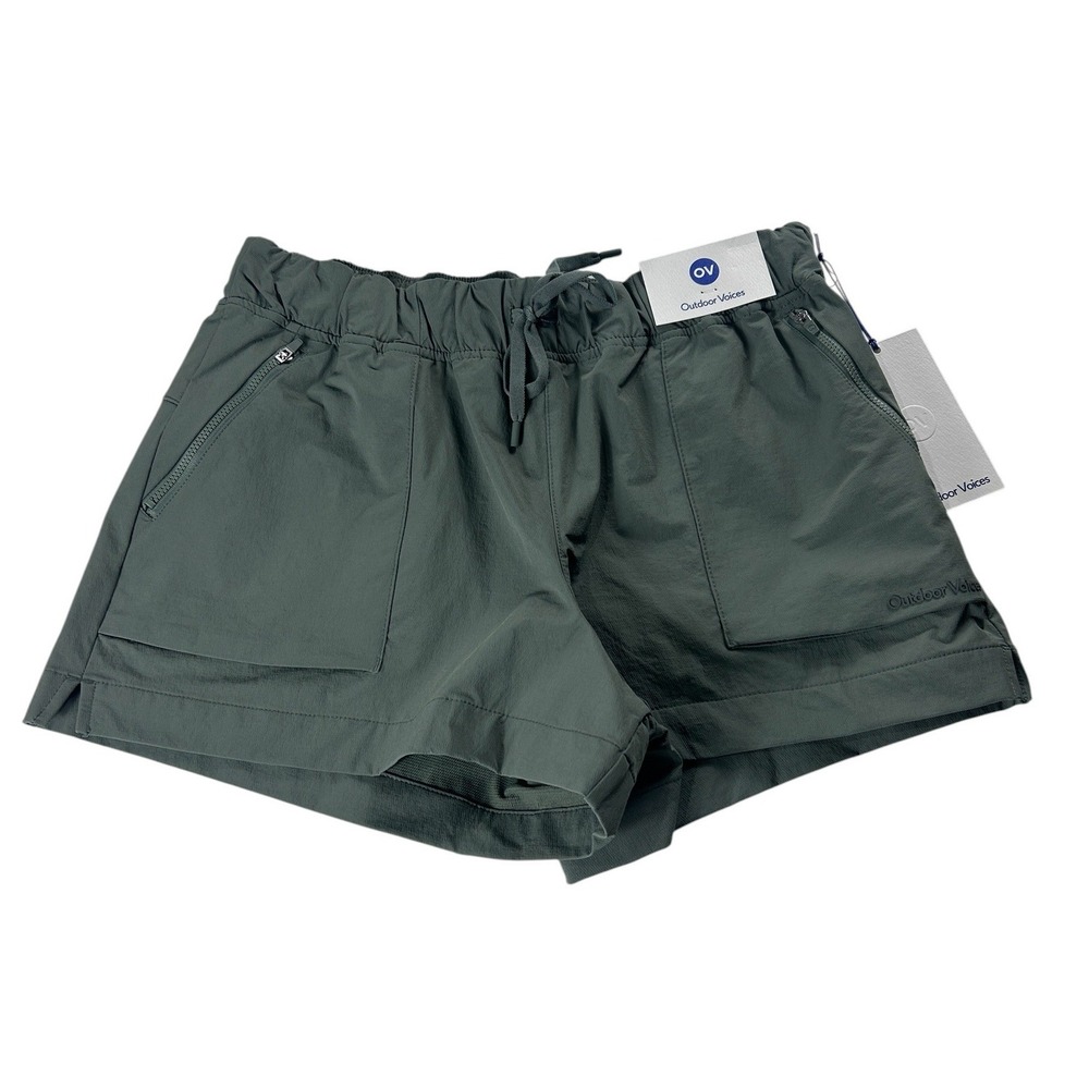 Outdoor Voices Women's Athletic Shorts in Dark Green